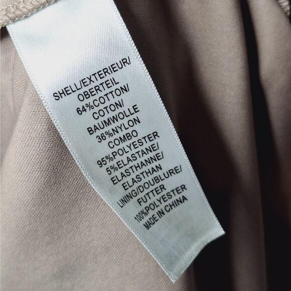 Adrianna Papell Pleat Stripe Filagree Dress Lace Overlay Fit Flare Cap Sleeve 10 - Picture 9 of 14